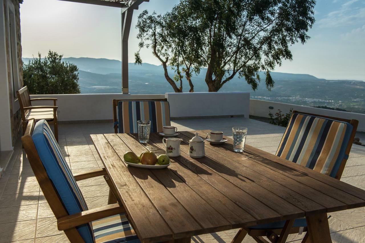 Villa Sitia Balcony View Exterior foto